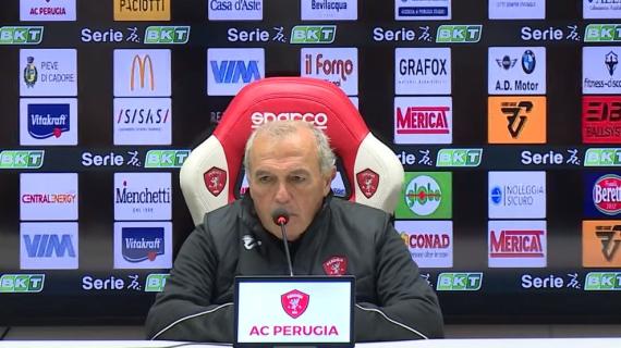 Perugia, Castori: "Vogliamo superare il Brescia in classifica. Contga solo fare risultato"