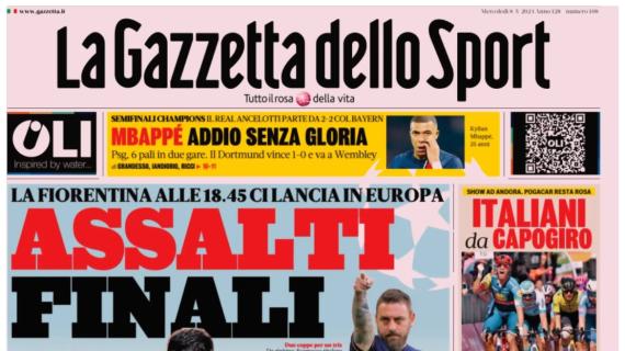 Le aperture dei quotidiani italiani e stranieri di oggi, mercoledì 8 maggio
