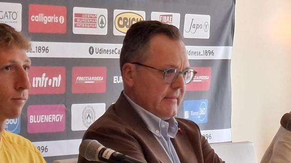 Udinese, il dg Collavino: "Cessione del club? Le trattative non hanno una data di scadenza"