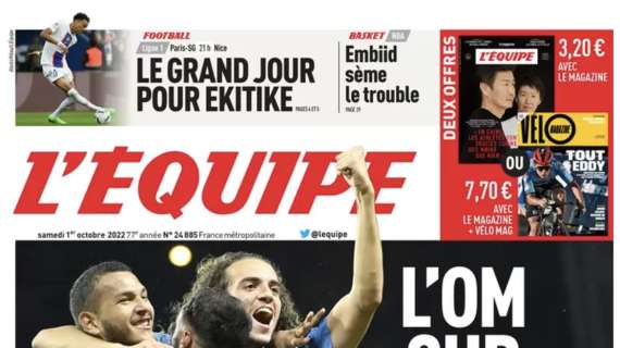 L'Equipe: "L'OM è sul giusto binario: vittoria netta contro l'Angers. Ora lo Sporting"