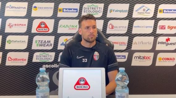 Ascoli, Botteghin: "E' un momento difficile, siamo tutti arrabbiati. Tiriamo fuori il coraggio"