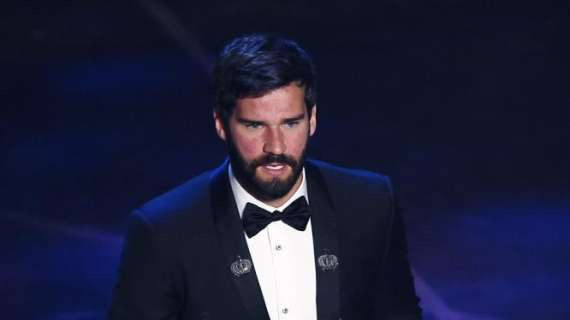 Globe Soccer Awards - Alisson miglior portiere del 2019