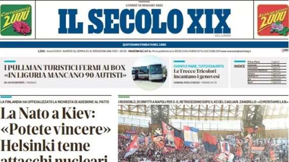 Il Secolo XIX: "Genoa, passo d'addio. La Samp esulta, è già salva"