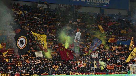 Roma, striscione in Curva Sud prima dell'Athletic: "Continua il dissenso con 15' di silenzio"