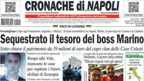 L'apertura di Cronache di Napoli: "Empoli-Napoli nei piedi dei bomber di razza"