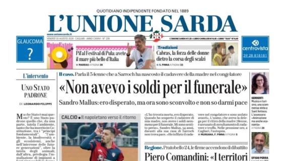 L'Unione Sarda: "Gaetano-Cagliari, siamo ai dettagli: operazione da 6 mln"