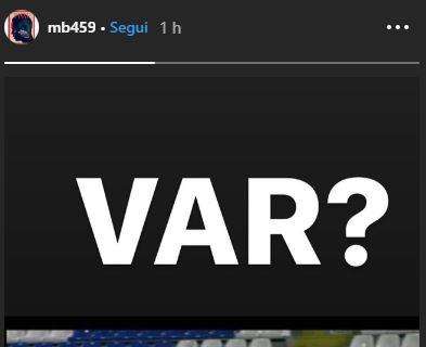 Infortunio Dessena, Balotelli su instagram sul fallo di Pulgar: "VAR?"
