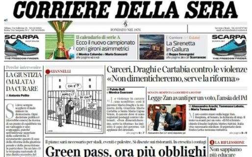 Corriere della Sera: "Bonucci e la festa a Roma: 'Era stata autorizzata'"