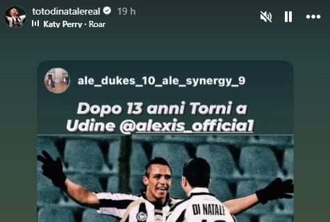 Totò Di Natale prova a convincere Alexis Sanchez: "Dopo 13 anni torni a Udine"