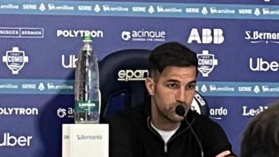 Como, Fabregas: "In Europa l'anno prossimo? Se dico sì e no è uguale, io sono tranquillo"