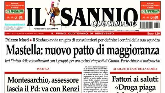 Il Sannio: “Il Benevento sogna una notte da capolista”