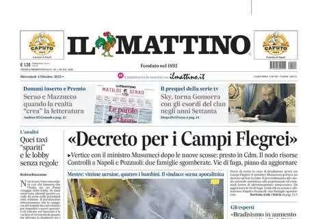 Il Mattino sulla sconfitta degli azzurri: "Al Napoli non basta l'orgoglio contro il Real"