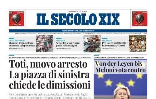 Il Secolo XIX apre con l'intervista a Bohinen: "Genoa, adesso mi sento pronto"