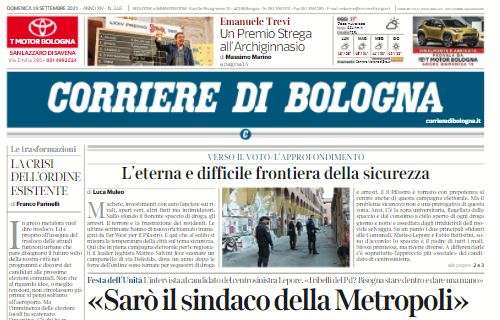 Corriere di Bologna dopo il 6-1 rimediato dall'Inter: "La notte fonda di San Siro"
