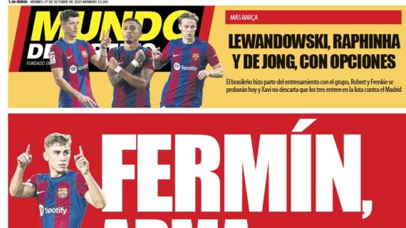 Le aperture spagnole - Tutto pronto per il Clasico, Xavi ha Fermin come mossa a sorpresa