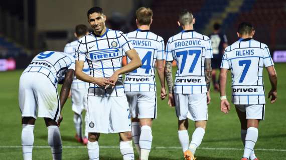 Tuttosport: "Eriksen e Hakimi stendono il Crotone, Inter a un passo dallo scudetto"