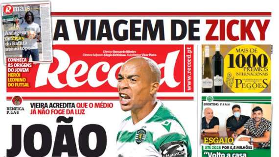 Le aperture portoghesi - Joao Mario a un passo dal Benfica: l'interista ha la coscienza pulita