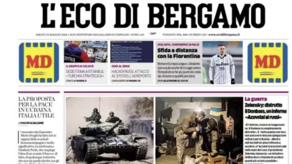 L'Eco di Bergamo: "Sfida a distanza con la Fiorentina. Torna Ilicic tra i convocati"