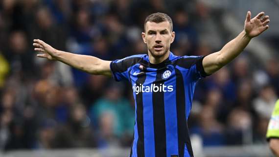 Dzeko fa 100 in A e regala il vantaggio all'Inter: 1-0 del bosniaco, Sassuolo sotto al 45'