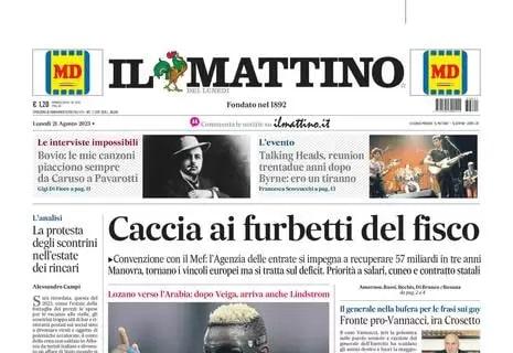 Osimhen, Il Mattino in prima pagina: "Osi da re, DeLa lo accontenta"