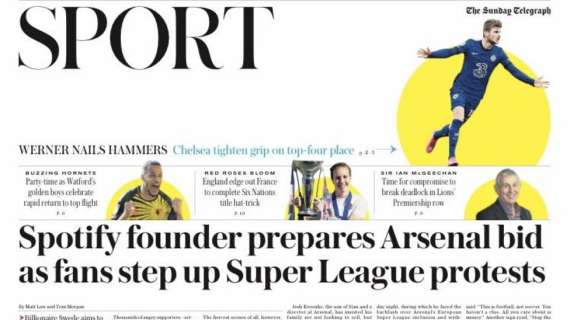 Le aperture in Inghilterra - Il fondatore di Spotify prepara l'affare-Arsenal. Il Watford fa festa