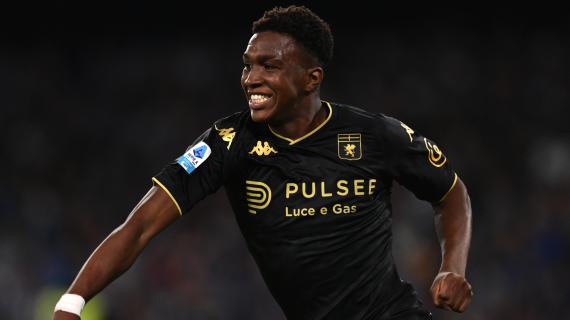 Milan, forte interesse per Ahanor del Genoa: piace molto ad Allegri e al suo staff