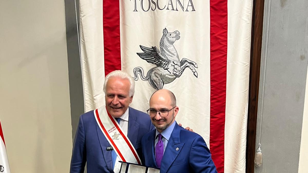I Commisso ricevono il Pegaso d'Oro della Toscana. Giani: "La famiglia nel calcio dei fondi"