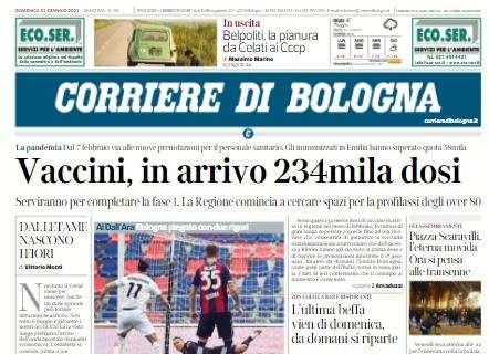 Corriere di Bologna dopo il ko col Milan: "Fermati da SuperGigio (ma che Skorupski!)"