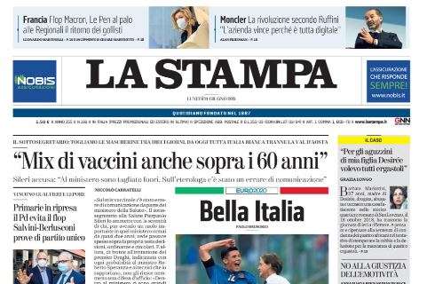 La Stampa elogia la Nazionale di Mancini: "Bella Italia"