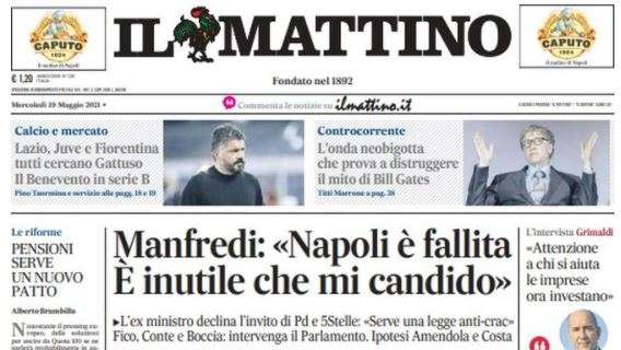Il Mattino: "Lazio, Juve e Fiorentina: tutte cercano Gattuso"