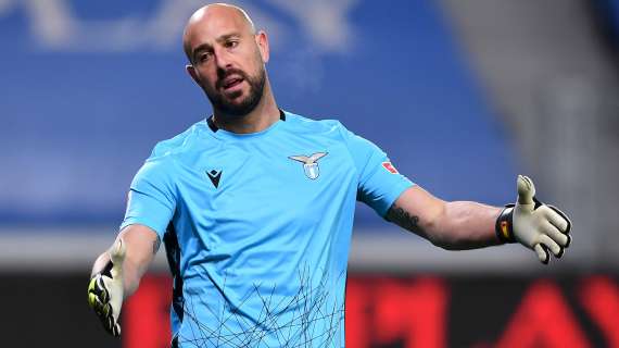 Lazio, l'esultanza di Reina: "Vittoria sofferta su un campo difficile, ora otto battaglie"