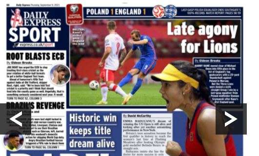 Le aperture inglesi - Inghilterra beffata a tempo scaduto dalla Polonia