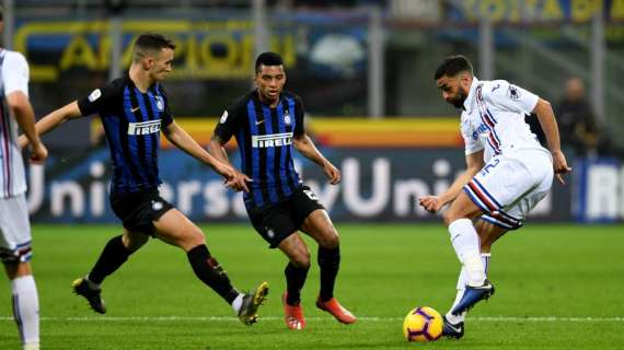 Inter-Sampdoria 2-1: il tabellino della gara