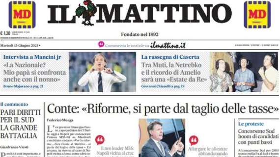 Il Mattino e l'intervista a Mancini Jr: "La Nazionale? Mio papà si confronta anche con il nonno"