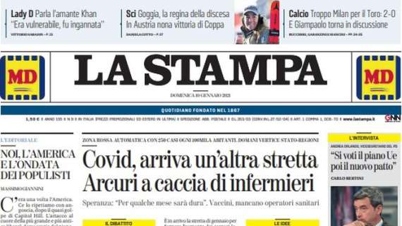 La Stampa: "Troppo Milan per il Toro. E Giampaolo torna in discussione"