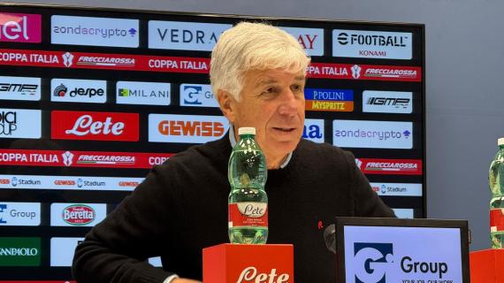 Atalanta, Gasperini: "Gara interpretata seriamente sin da subito. È un momento positivo"