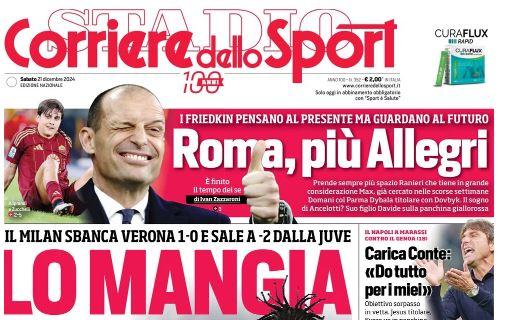 L'apertura del Corriere dello Sport sul Milan: "Lo mangia. Fonseca si salva con Reijnders"