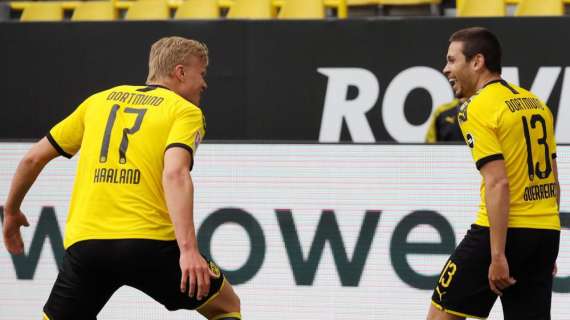 Bundesliga, risultati e marcatori: poker Dortmund, tris Hertha. Solo un pari per il Lipsia