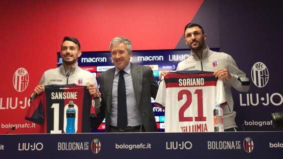LIVE TMW - Sansone: "Bologna mi ha voluto". Soriano: "Una grande sfida"