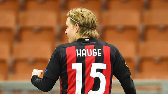 Milan, Hauge fuori dalla lista UEFA: il giocatore ha accettato e capito la scelta