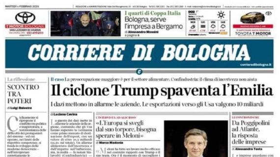 Stasera in campo la Coppa Italia. Il Corriere di Bologna: "Serve l'impresa a Bergamo"