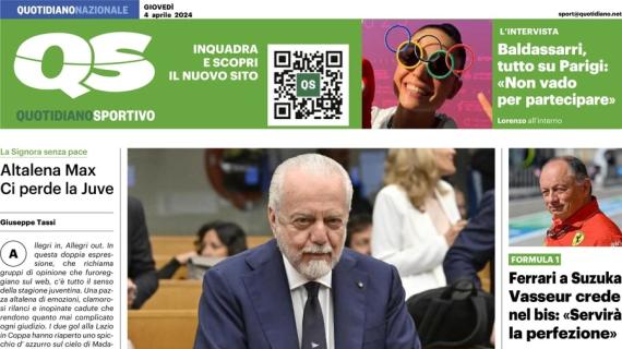 De Laurentiis in Procura per il caso Osimhen, QS in apertura: "Napoli, anno da dimenticare"