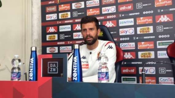 Genoa, Motta: "Juve fortissima. Se non gioca Ronaldo, c'è Higuain"