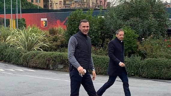 Il Genoa accoglie Shevchenko: "Ben arrivato a Villa Rostan, mister"