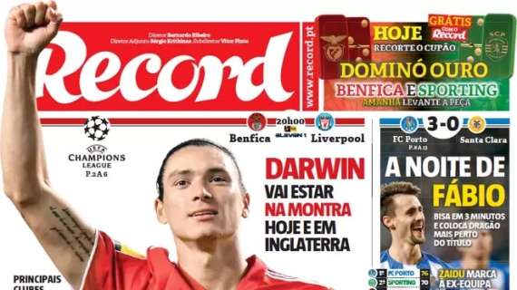 Le aperture portoghesi - Champions, il Benfica affronta il Liverpool con Darwin e Taarabt 