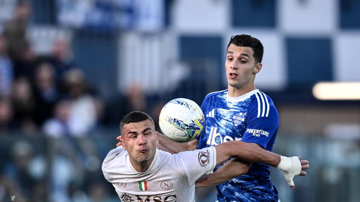 Il Napoli fa 0-0 a Como, Il Mattino titola così questa mattina: "Pari Champions"