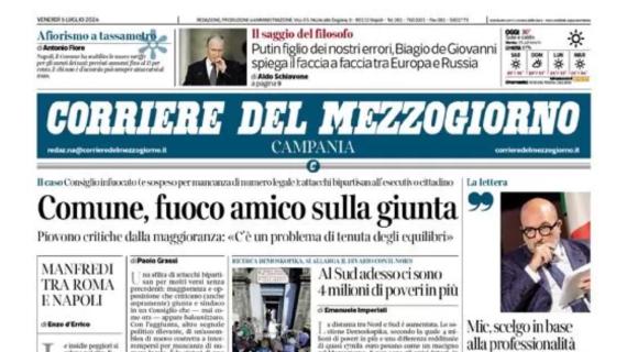 Il Napoli inizia da Verona. Il Corriere del Mezzogiorno: “Come nell’anno dello Scudetto”