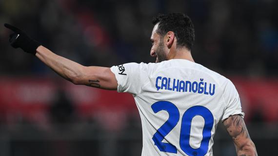 Inter, affaticamento muscolare per Calhanoglu: da valutare per la finale con il Napoli