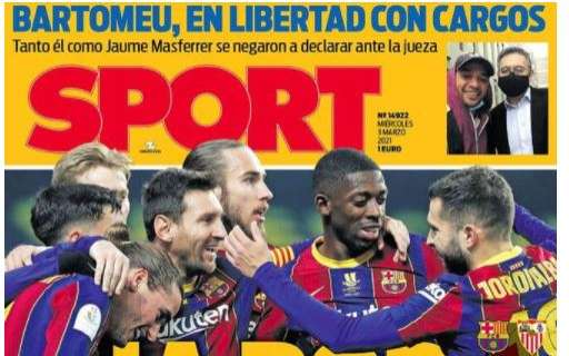 Le aperture spagnole - Barça, serve l'impresa col Siviglia: "Già una finale", "Coppa in fiamme"