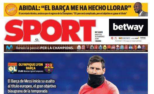 OL-Barcellona, Mundo Deportivo: "La tua Champions"
